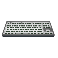 Основа для клавиатуры DARK PROJECT KD87B LTD Aluminum Barebones (KB-CST-872-702224) Темно-серая